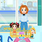 Cute Family Shopping